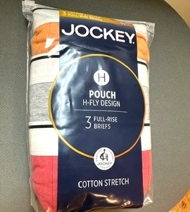 Paquete de 3 calzoncillos Jockey para hombre tiro completo H-Fly Pouch 2XL nuevos con etiquetas - 3 colores - Imagen 1 de 5