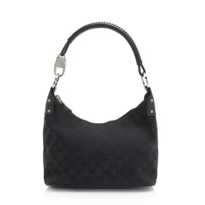 Bolso de hombro pequeño de lona Gucci GG - Imagen 1 de 13