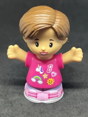 Mattel Fisher Price Little People 2023 Barbie Brown Pony Tail Pet Spa A3 - Image 1 of 4