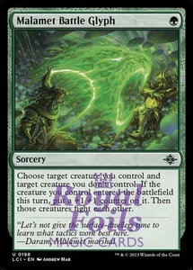 Malamet Battle Glyph 4x FOIL Lost Caverns of Ixalan MTG LCI Uncommon MINT green - Bild 1 von 1