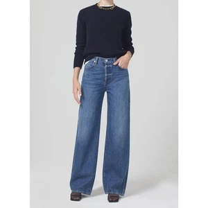 CITIZENS OF HUMANITY Annina High Rise Wide Leg Jean Pinnacle Casual Women's 28 - Picture 1 of 13