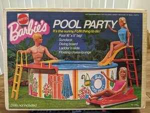 Vintage 1973 Mattel Barbie's Pool Party No. 7795 With Box - Picture 1 of 20