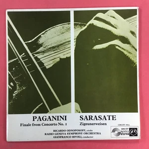GIANFRANCO RIVOLI PAGANINI (61) 2 Track 7" Single also Picture Sleeve CONCERT HA - Picture 1 of 4