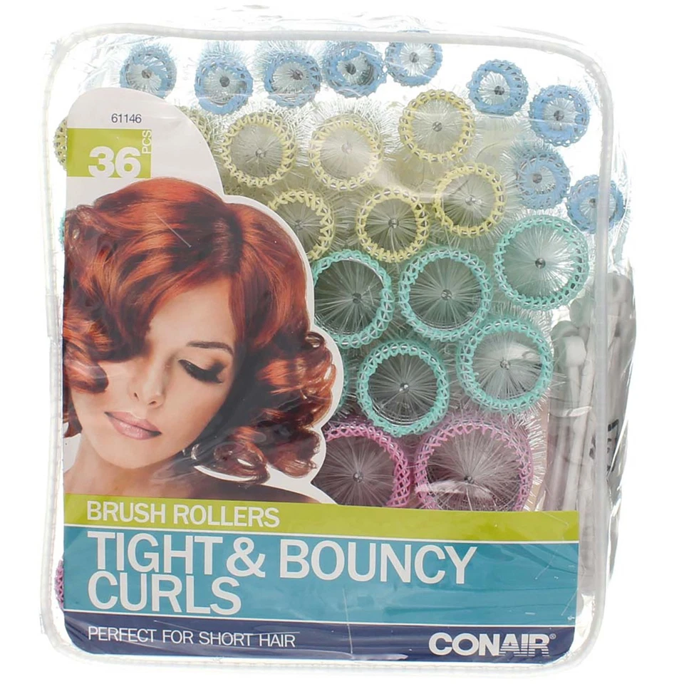 Conair Curl and Body Brush Rollers (Pack of 36)