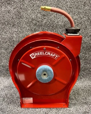 REELCRAFT A5835 OLP Spring Return Air or Water Hose Reel, 1/2" x 35 ft 263D61 - Image 1 of 4
