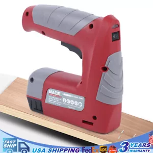 Electric Heavy Duty Nail Gun Staple Gun Cordless Stapler Nailer Woodworking Tool - Picture 1 of 15