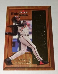 2001 Fleer Triple Crown Crowning Achievements Baseball Card #CA4 Ken Griffey Jr.