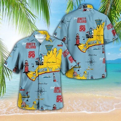 Jaws Hawaiian Shirt - Image 1 of 2