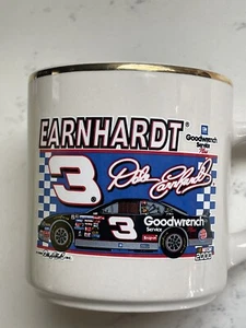 Vintage Dale Earnhardt Sr #3 Gold Rim Coffee Mug Cup - Picture 1 of 11