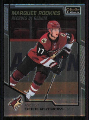 2020-21 O-Pee-Chee Platinum #155 Victor Soderstrom RC - Image 1 of 2