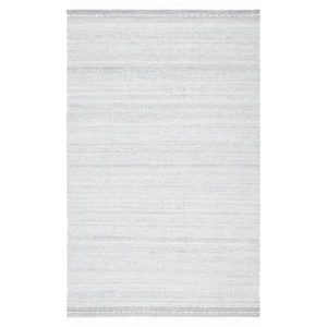 SAFAVIEH Striped Kilim STK104F Handwoven Grey /Ivory Rug - Picture 1 of 14