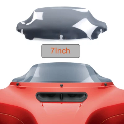 Parabrisas gris 7" para Harley Davidson Tour Street Electra Tri Glide 2014 2021 Foto 1 de 4