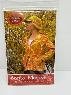 Lila Tueller Sewing Pattern #29, Santa Monica Short & Long Jacket & Cap, XS-XL - Image 1 of 4
