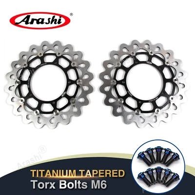 Rotores de freno delanteros + pernos M6 para Yamaha YZF R1S 2016 2017 YZF-R1M 2015 - 2021 Foto 1 de 4