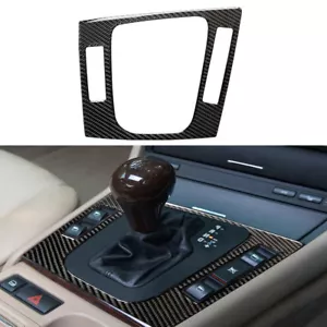 Carbon Fiber Interior Gear Shift Frame Cover Trim For BMW 3Series E46 1998-2005 - Picture 1 of 13