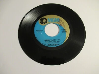 Ben Colder: Harper Valley P.T.A. / Folsom Prison Blues / 45 Rpm 1968 - Image 1 of 2