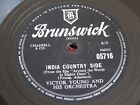 VICTOR YOUNG - INDIA COUNTRY SIDE/PASSEPERTOUT 10" 78 RPM E