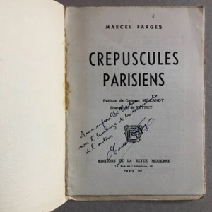 Marcel Farges — Crépuscules parisiens — ill. Peynet — La Revue Moderne — 1960. - Bild 1 von 6