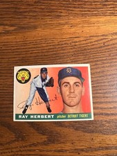 1955 TOPPS BASEBALL CARD #138 RAY HERBERT EXMT!!!!!!!!!