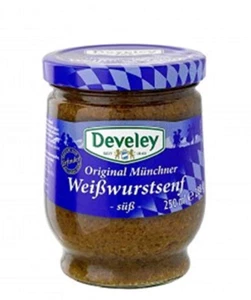 Develey Original Münchener Weißwurstsenf süss praktisch im Glas 250ml - Picture 1 of 1