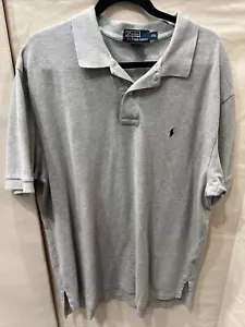 Polo By Ralph Lauren Polo Pony Hemd Grau Baumwolle Herren Größe 2XL XXL Hergestellt in den USA - Bild 1 von 8