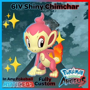 ✨Shiny Chimchar / Alpha Max Stat✨ Pokemon Legends: Arceus 🚀Fast Pokémon Trade🚀 - Picture 1 of 23