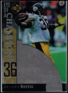 1997 UD Oberdeck UD3 #42 Jerome Bettis - Eye of a Champion HOF KOSTENLOSER VERSAND! - Bild 1 von 2