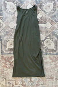Isabel Maternity Midi Tank Dress Size XXL Green - Picture 1 of 2
