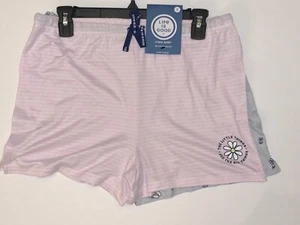 NWT Life is Good Daisy Little Things Flip Flops Women's Small Sleep Shorts PJ's - Picture 1 of 5