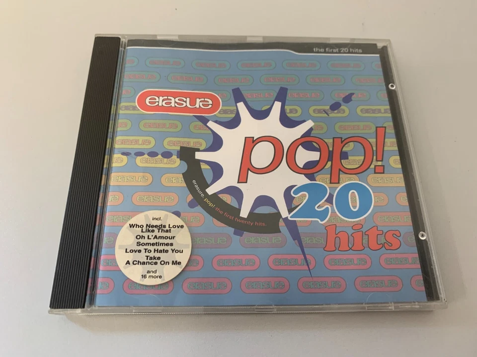 Erasure – Pop! - The First 20 Hits - CD © 1992 - Oh L´amour,Sometimes,Love To Ha - Bild 1 von 3