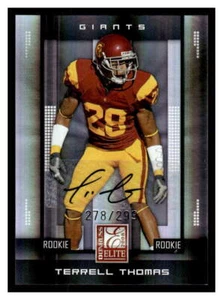 2008 Donruss Playoff Football #199 Terrell Thomas FRA39 - Picture 1 of 2