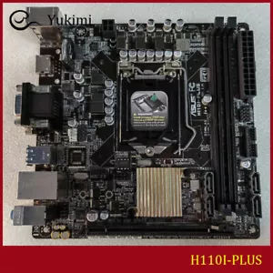 FOR ASUS H110I-PLUS LGA 1151 32GB HDMI DVI Mini-ITX Motherboard Test OK - Picture 1 of 3