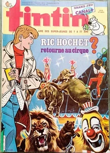 JOURNAL DE TINTIN/579/OCTOBRE 86/RIC HOCHET/TIBET/YVAIN ET YVON (RÉCIT COMPLET) - Foto 1 di 5