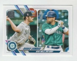 (12) Wyatt Mills / Jose Goody 2021 TOPPS UPDATE ROOKIE COMBOS LOT #US80 MARINERS - Picture 1 of 1