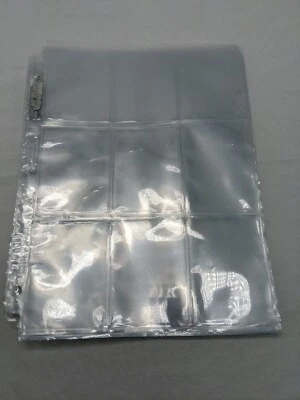 Lote de (25) páginas de bolsillo Ultra Pro Silver Series 9 Foto 1 de 4