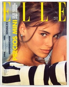 ELLE Spain Magazine No.67 April 1992 - NIKI TAYLOR, MICHELLE BANEY - Bild 1 von 10