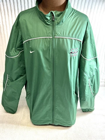 Nike Storm Fit Marshall Thundering Herd Full Zip Jacket Mens Large Cover