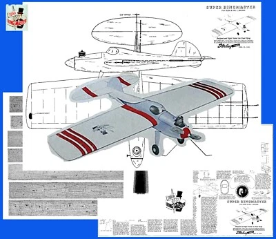 Sterling Model Airplane Plans (UC): Super Ringmaster 42" Stunt for .29-.35 - Image 1 of 3