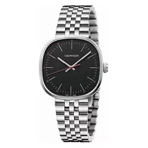 CALVIN KLEIN Squarely Quartz Black Dial Men's Watch K9Q12131 - Picture 1 of 6