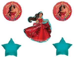 NEW!! ELENA AVALOR 5 PC Turquoise Birthday Party Balloons Decoration Supplies - Picture 1 of 1