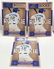 (3) Charlie Blackmon 2008 Playoff Contenders RC Rookie Card Lot #12 - ROCKIES