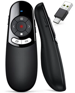 Presentation Cicker Wireless Presenter Remote PowerPointer Clicker Laser Pointer - Picture 1 of 7