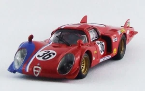 ALFA ROMEO 33.2 CODA LUNGA - Le Mans 1969 - Pilette / Slotemaker 1:43 - Imagen 1 de 1