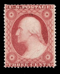 MOMEN: US STAMPS #26 MINT OG NH PSE CERT LOT #92233 - Picture 1 of 3