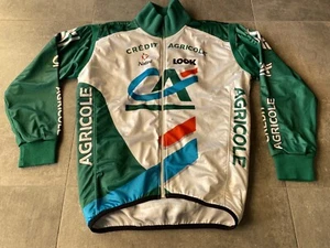 Veste hiver polaire Nalini Credit Agricole vintage retro taille M excellent - Picture 1 of 5