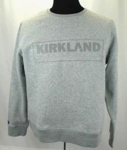 KIRKLAND SIGNATURE CREW NECK SWEATSHIRT MONOCOLOR GRAY UNISEX SIZE M/L EUC! - Imagen 1 de 1