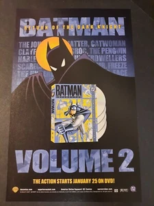 BATMAN The Animated Series Volume 2 DVD Release art ~ Comic Page PRINT AD 2005 - Picture 1 of 1