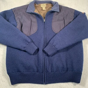 Beretta Jacket Mens XL Blue Lana Wool Shooting Hunting Outdoor - Picture 1 of 10