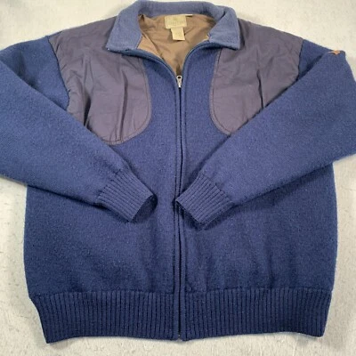 Chaqueta Beretta Para Hombre XL Azul Lana Lana Tiro Caza Exterior Foto 1 de 4