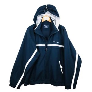 Champion USA Veste Homme XL haut sport haut capuche hoodie jacket track foot - Foto 1 di 7